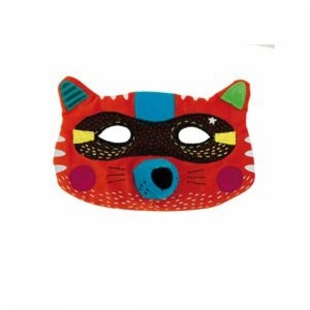 Moulin Roty Stoff Kindermaske Leonard der Fuchs