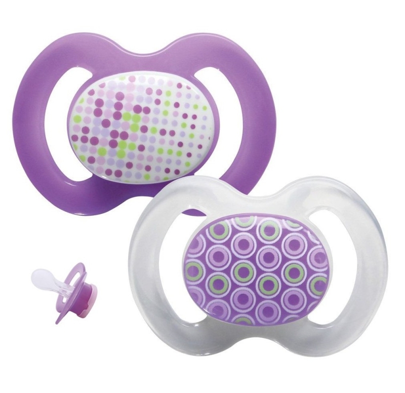 Baby Nova Schnuller Oval Einschlafsauger Symmetrisch Violett