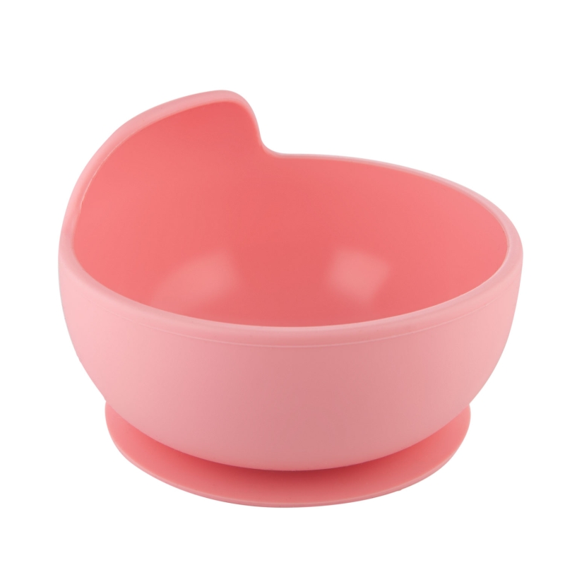 Canpol Baby Silikon Breischüssel Pink mit Saugfuß