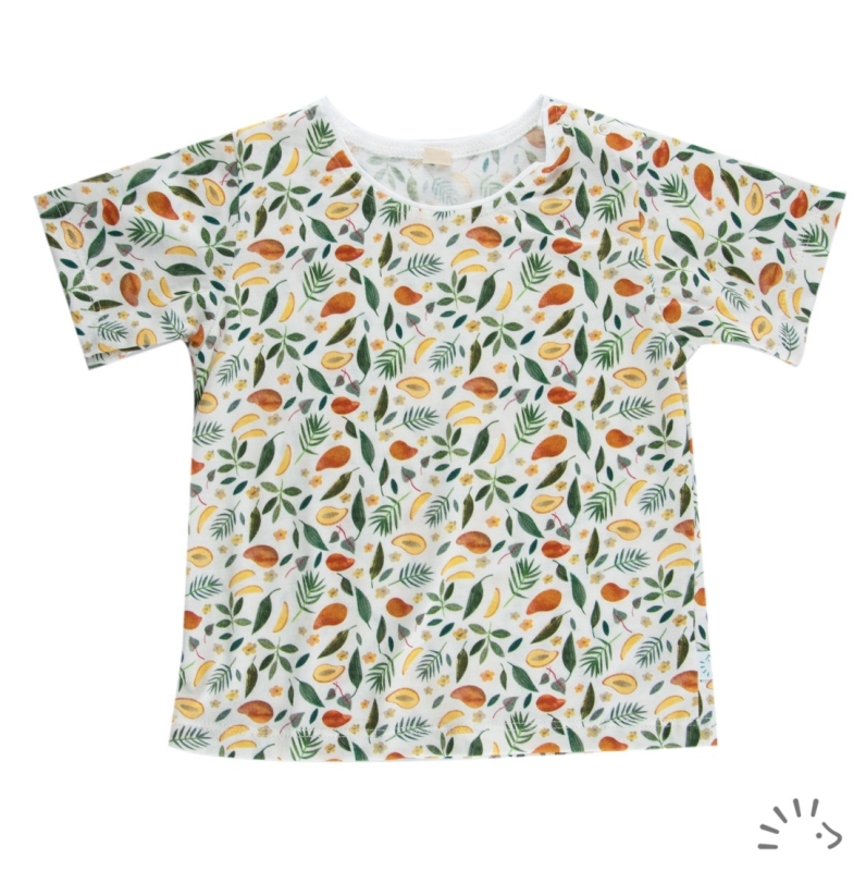 Iobio Sommer T-Shirt Single Jersey Mango Allover