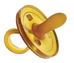 Goldi Schnuller Ovale Form aus Naturkautschuk
