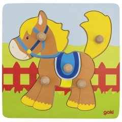 Goki Babypuzzle Pferd