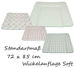 Asmi Standard Wickelauflage Soft 72x85 cm