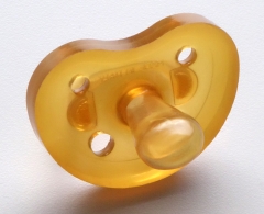 Goldi Sauger Herzform Oval Beruhigungs-Sauger aus Naturkautschuk
