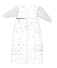 Odenwälder BabyNest Thinsulate Schlafsack mit Ärmeln Sterne grau