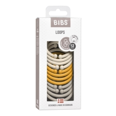 BIBS Loops Ringe Kunststoffringe für Kinderwagen oder Babygyms