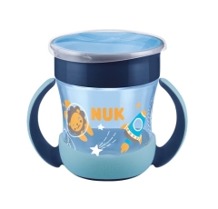 NUK 360° Mini Magic Cup NIGHT Trinklernbecher mit Henkeln 6m+
