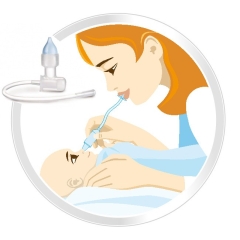 Canpol Baby Nasensauger mit Schlauchsystem - Bleu