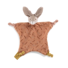 Moulin Roty Schmusetuch Kaninchen Rot Trois Lapins