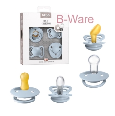 Bibs Beruhigungssauger Try It Probier Set 4-teilig BabyBlue B-WARE