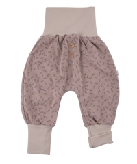 Iobio Baby Outfit Beige Leaves