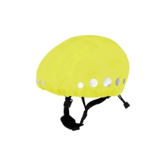 Playshoes Fahrradhelm Regenschutz in Signalfarbe + Reflektorstreifen