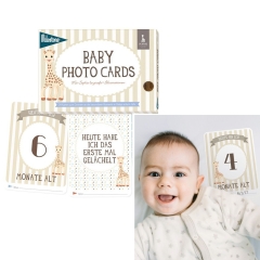 Milestone Sophie la Girafe Babycards Babys erstes Jahr